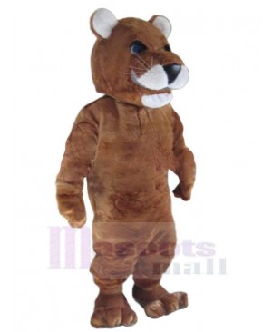 Cute Brown Panther Mascot Costume Animal