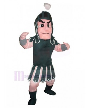 Dark Green Roman Soldier Mascot Costume People	