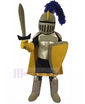 Dark Golden Knight Mascot Costume People