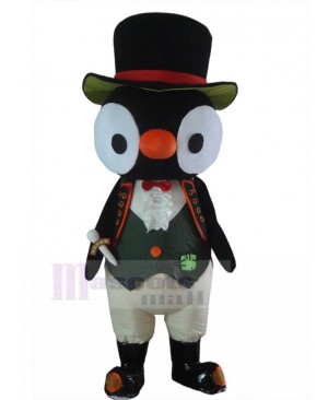 British Gentleman Penguin Mascot Costume People	