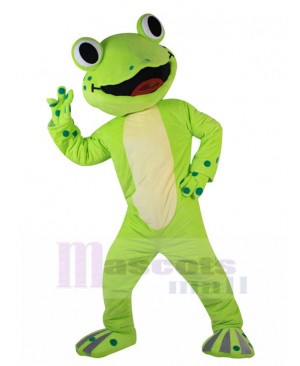 New Arrival Cartoon Green Frog Mascot Costume Animal