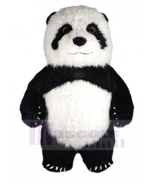 Plush Black and White Panda Mascot Costume Animal
