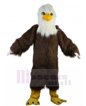 Plush Brown and White Bald Eagle Mascot Costume Animal