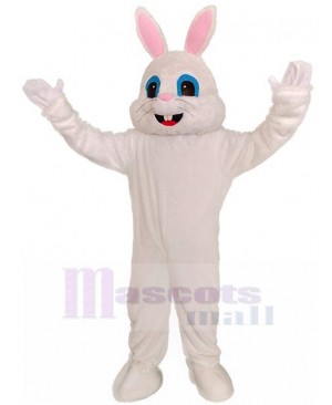 Easter Rabbit Bunny White Rabbit Mascot Costume Adult Size Fancy Dress