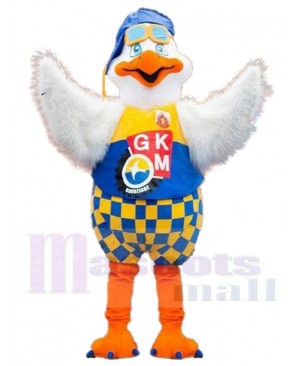 Pilot GKM Pigeon Bird Mascot Costume Animal