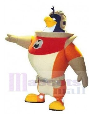 Astronaut Penguin Cosmonaut Mascot Costume Animal