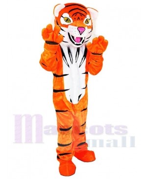 Ferocious Orange Tiger Mascot Costume Animal