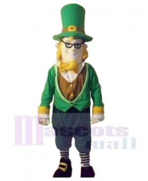 Irish Gentleman Leprechaun Mascot Costume Cartoon