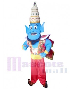 Magic Lamp Elf Mascot Costume Cartoon with Pagoda Hat