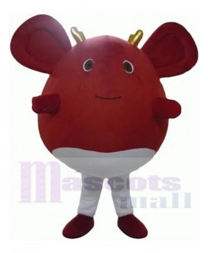 Red Mouse Baby Elf Mascot Costume Cartoon