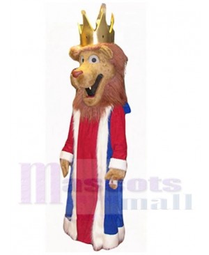 Wise King Lion Mascot Costume Animal