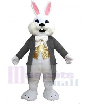 Gray Wendell Easter Bunny Mascot Costume Animal