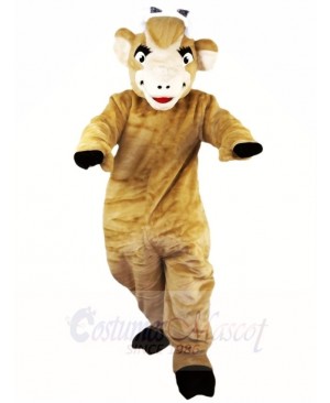 Cute Bull Yak Cattle Ox Mascot Costumes Animal