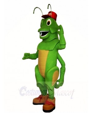Cute Firefly Green Grasshopper Mascot Costumes Insect