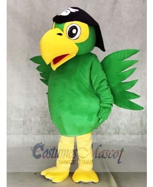 Realistic Green Pirate Parrot Bird Mascot Costumes