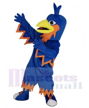 Blue Phoenix Bird Mascot Costume Animal