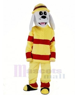 New Sparky the Fire Dog Mascot Costume Cartoon