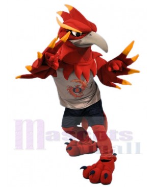 Red Phoenix Mascot Costume For Adults Mascot Heads
