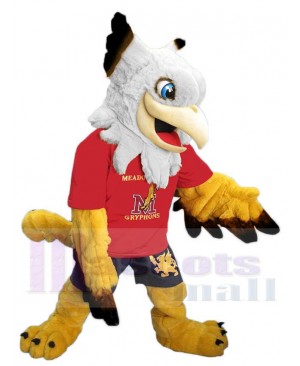White Head Gryphon Griffin Mascot Costume Animal