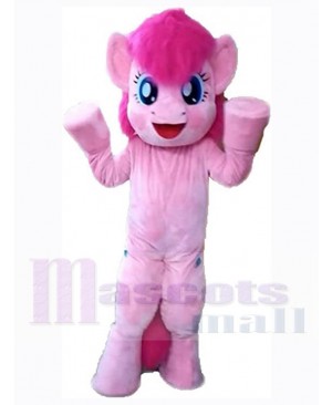 Pink Pony Unicorn Horse Mascot Costume Cartoon