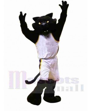 College Black Panther Mascot Costume 
