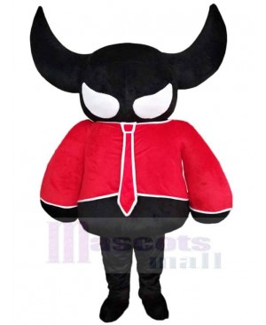 High Quality Black Cow Mascot Costume Animal