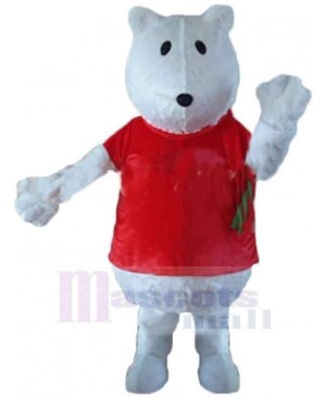 Cute White Bear Mascot Costume For Adults Mascot Heads