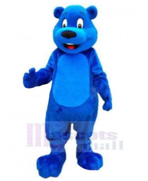 Customized Blue Bear Mascot Costume For Adults Mascot Heads
