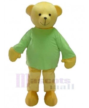 Friendly Yellow Bear Mascot Costume For Adults Mascot Heads