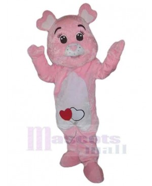 Cute Pink Bear Mascot Costume For Adults Mascot Heads