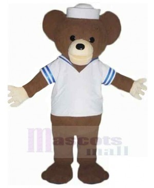 Sailor Teddy Bear Mascot Costume For Adults Mascot Heads