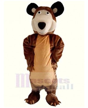 Piquant Brown Bear Mascot Costume For Adults Mascot Heads