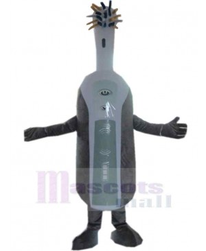 Gray Toothbrush Mascot Costume