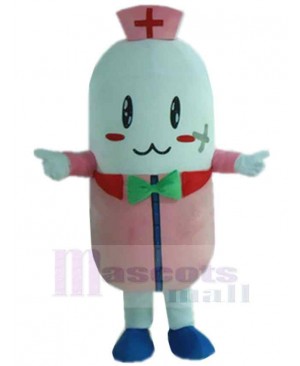 Pink Pill Mascot Costume