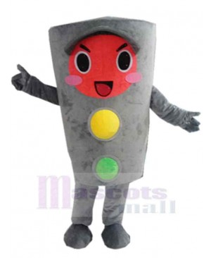 Gray Traffic Light Mascot Costume