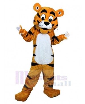 Cute Furry Tiger Mascot Costume Animal