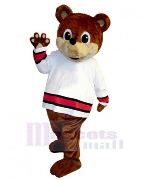 Amiable Baseball Bear Mascot Costume Animal