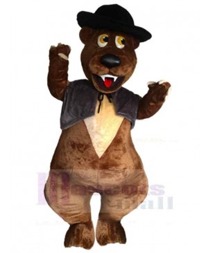 Bad-minded Wild Bear Mascot Costume Animal
