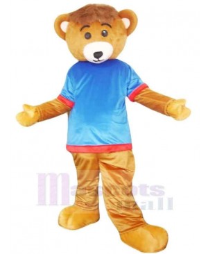 Tall Brown Bear Mascot Costume Animal