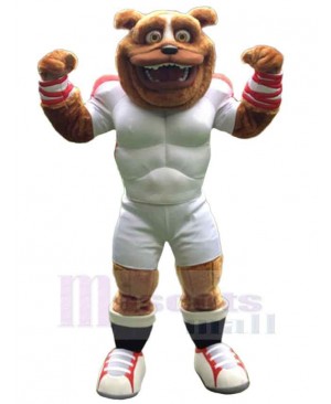 Bear with Strong Chest Mascot Costume Animal