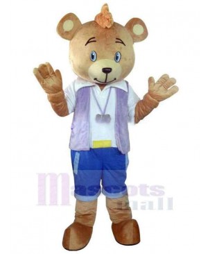 Physical Education Teacher Bear Mascot Costume Animal