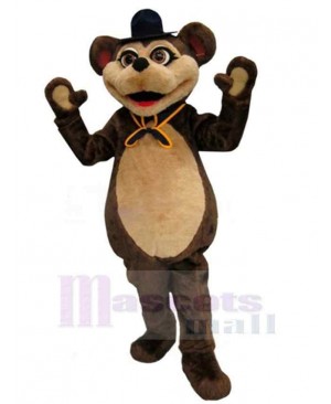 Female Brown Bear Mascot Costume Animal