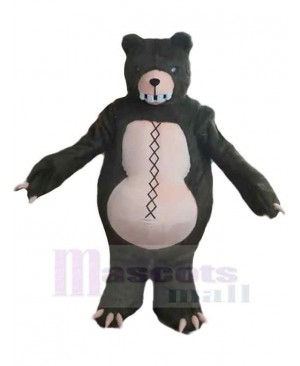 Scary Black Bear Mascot Costume Animal