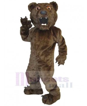 Vigorous Brown Bear Mascot Costume Animal