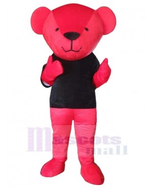 Red Bear Adult Mascot Costume Animal
