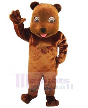 Simple and Honest Bear Mascot Costume Animal
