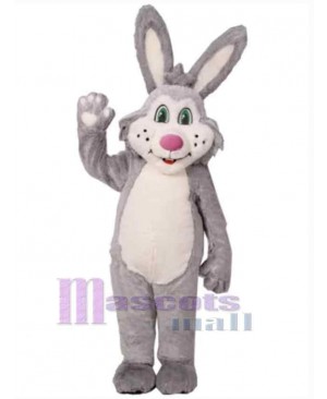 Gray Bunny Girl Mascot Costume Animal