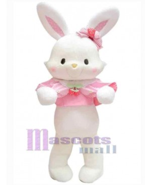Cartoon White Rabbit Mascot Costume