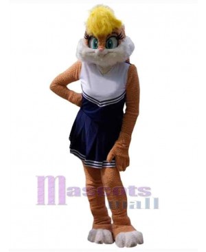 Female Brown Bunny Mascot Costume Animal