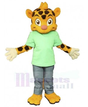Lovely Baby Cheetah Mascot Costume For Adults Mascot Heads